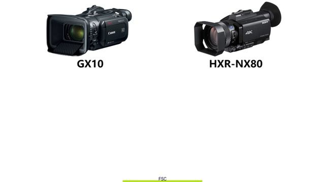 Canon VIXIA GX10 vs Sony HXR-NX80 смотреть онлайн