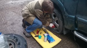 Замена сосков на шинах без разбортировки