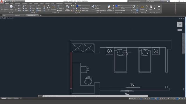 AutoCAD. 9-dars. Modify-move, rotate, copy смотреть онлайн