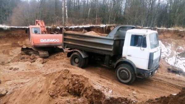 МАЗ 5551 6 кубовик Тонкости маза, зимой ?️