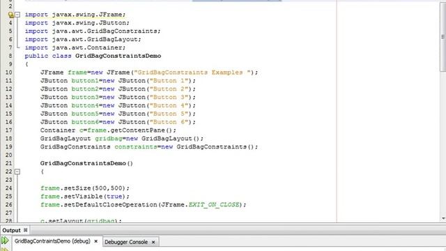 Java Programming Tutorial -GridBagConstraints-41- int weightx and weighty смотреть онлайн