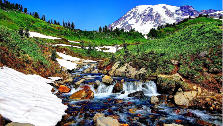 Успокаивающая весенняя горная река ✦ Пение соловья в лесу ✦ Пение Птиц ✦ Релакс смотреть онлайн