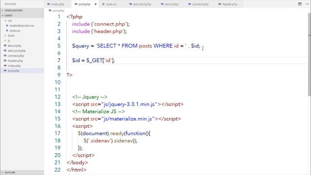 برمجة موقع بسيط PHP & MYSQL - عرض تفاصيل المنشورات في صفحة مستقلة смотреть онлайн