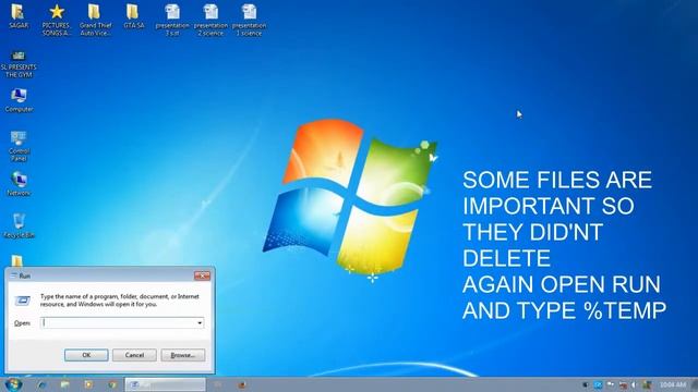 CLEANING TEMP. FILES AND CLEANING SOME SPACE FROM DISK WITHOUT ANY SOFTWARE смотреть онлайн
