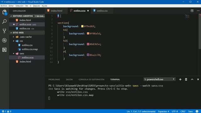 Sass curso #4 Cómo definir variables desde cero para principiantes смотреть онлайн