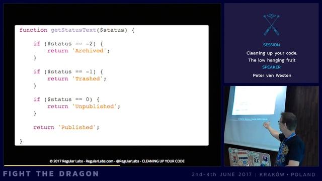 JAB17 - Cleaning up your code - The low hanging fruit смотреть онлайн