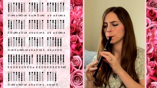 HOW TO PLAY - La Vie En Rose - TIN WHISTLE TABS/NOTES смотреть онлайн