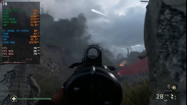 CALL OF DUTY WOLRD WAR II XEON E5 2630L V3 смотреть онлайн