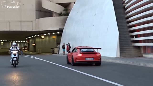 Porsche Sound in Monaco ( Mirage Gt / 918 Spyder / GT2 / GT3 ... ) смотреть онлайн