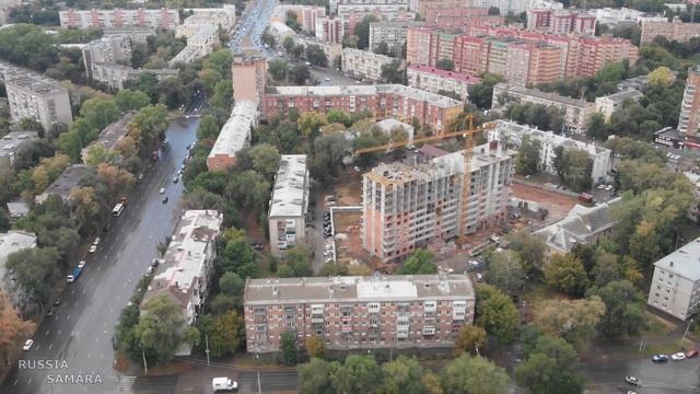ЖК Созвездие / Советский район / строительство / сентябрь 2022 г. / город Самара / Russia смотреть онлайн