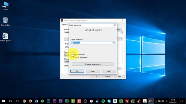 How To Add Password To WinRAR File