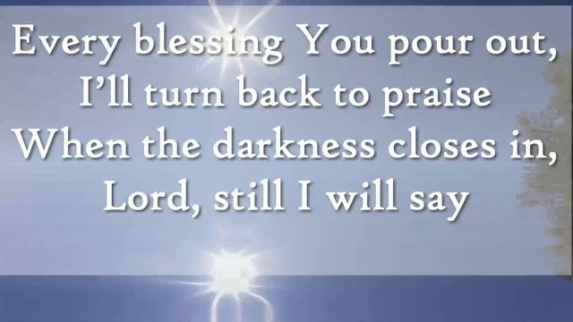 Instrumental Cover of "Blessed Be Your Name" w/ lyrics using Guitar Tone and Effects Pedal смотреть онлайн