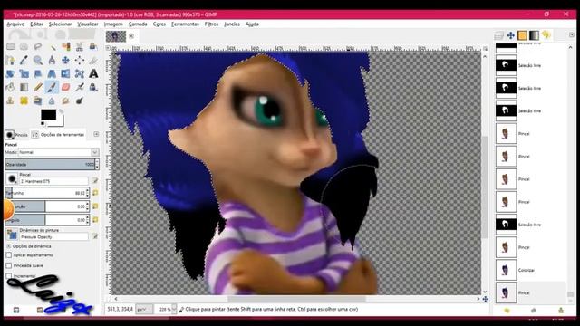 editing to russian chipette GIMP 2.8 (JEANETTE) смотреть онлайн