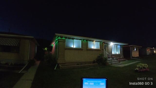 GOVEE PERMANENT OUTDOOR LIGHTS SETUP AND DEMONSTRATIONS