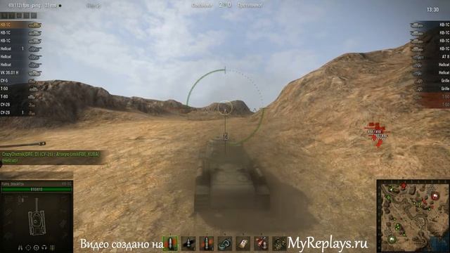 WOT: Эль-Халлуф - КВ-1С - 2 фрага смотреть онлайн