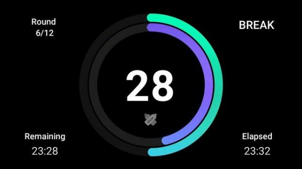 Boxing Timer / 12 Rounds (Fight 3 min x 1 min Break)