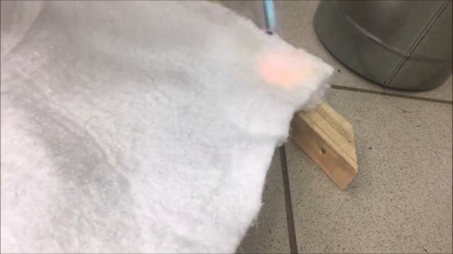 Прожигаем мат для печей и дымоходов ЭКОВУЛ при 1300 С. Не горит! смотреть онлайн