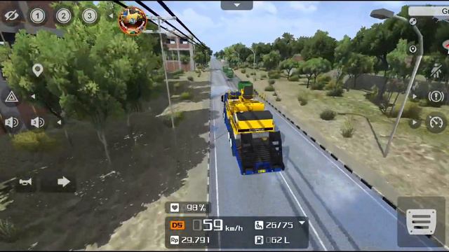 VRL LOGISTICS TRAILER TRUCK MOD For Bus Simulator Indonesia || Bussid Mod || Offroad Gamers || смотреть онлайн