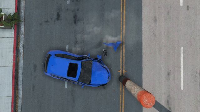 BeamNG drive CAR vs Pillar | CRASH TEST #1 смотреть онлайн
