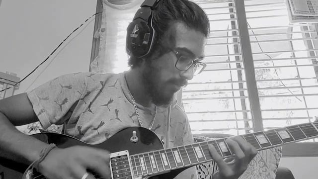 Breaking all illusions guitar solo cover!! смотреть онлайн