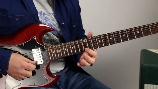 "Back in Black" Solo Guitar Lesson - AC/DC Angus Guitar Solo Lesson