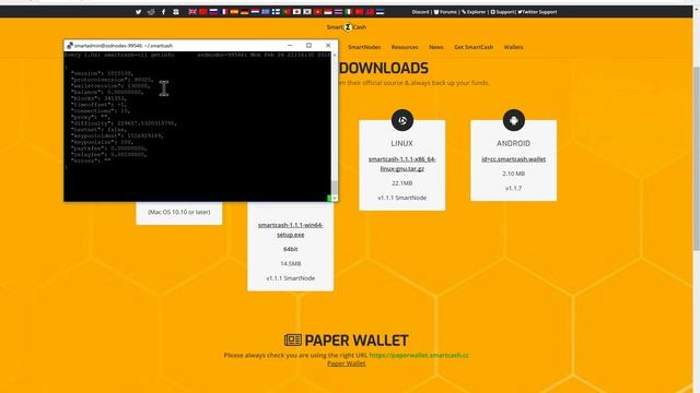 Update Smartcash Node wallet from 1.1.0 to 1.1.1 смотреть онлайн