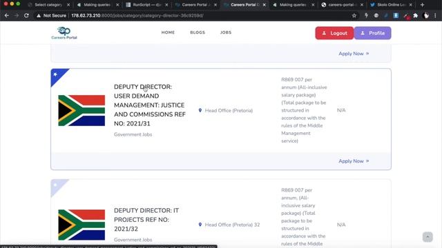 Python ?Django? Tutorial: Finish Job Portal Web App and Deploy to Linux VPS Server смотреть онлайн