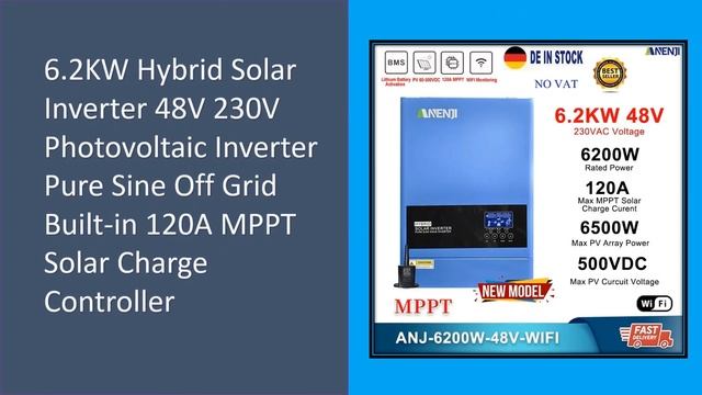 Top 5 Best 6.2KW Hybrid Solar Inverter in 2024 смотреть онлайн