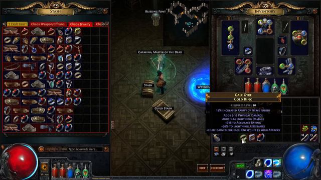 Path of exile: Crafting Session - Alching Rings & Price Checking смотреть онлайн