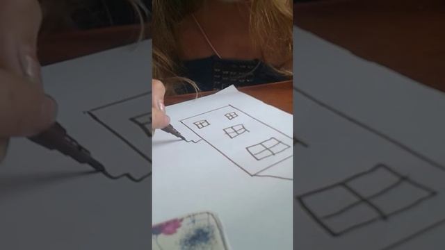 Как нарисовать дом быстро смотреть онлайн