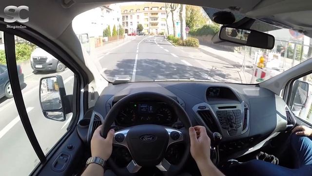 Ford Transit Custom 2.2 TDCi (2016) - POV City Drive смотреть онлайн