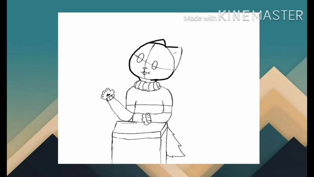 White fox is wearing Charas jumper (undertale speed paint) смотреть онлайн