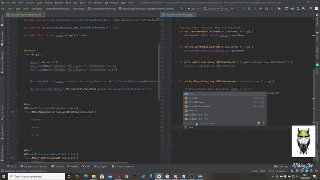 Mockito Testing Kotlin MVVM смотреть онлайн