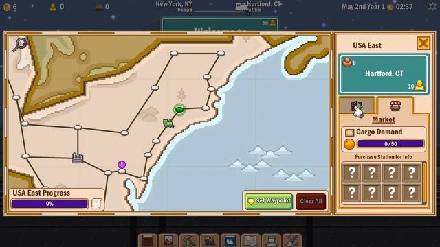 The American Adventure! - Tiny Trains & Rare Cars! - Train Management Tycoon - Tiny Rails Gameplay смотреть онлайн