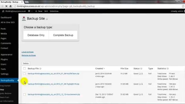 How To Backup Website Using Backupbuddy WordPress Plugin смотреть онлайн