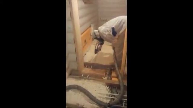 Утепление деревянного пола напылением ППУ смотреть онлайн