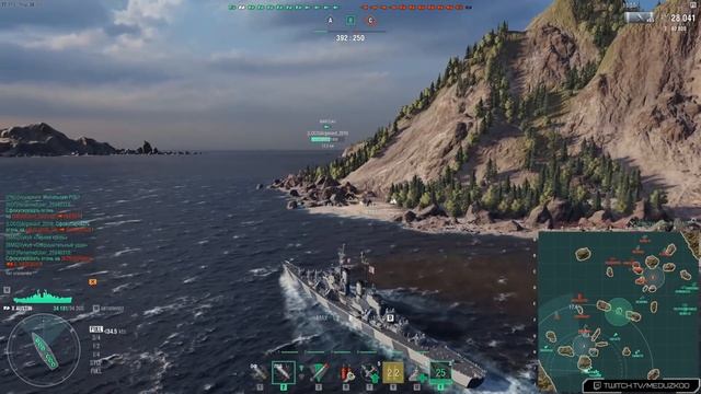 AUSTIN?СЛОЖНО, НО МОЖНО - World of Warships смотреть онлайн