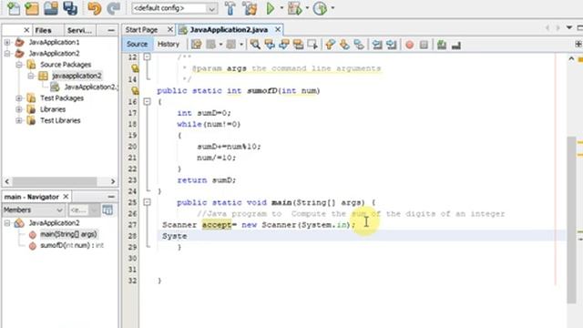 sum of the digits of an integer in java смотреть онлайн