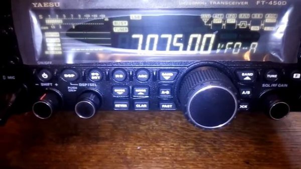 Yaesu FT-450D первое впечатление