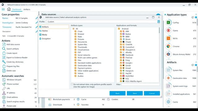 Android Forensics with Belkasoft 2024 - 1.5. Add data sources смотреть онлайн