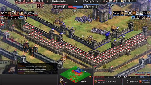 Закрыл врага на базе: ПЯТЬ слоёв стен вокруг оппонента. LEL #10. Age Of Empires 2