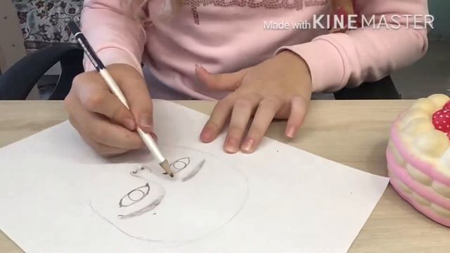 Рисуем глаза //рисуйте вместе со мной // 3 часть смотреть онлайн