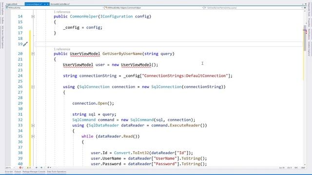 How to Create Login Application Wihtout Entityframework in ASP.NET CORE смотреть онлайн