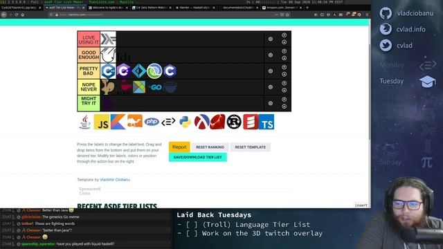 Totally serious programming language tier list смотреть онлайн