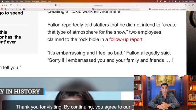 Not-funny Jimmy Fallon apologizes he got caught being an assholeee on the set. Toxic environment. смотреть онлайн