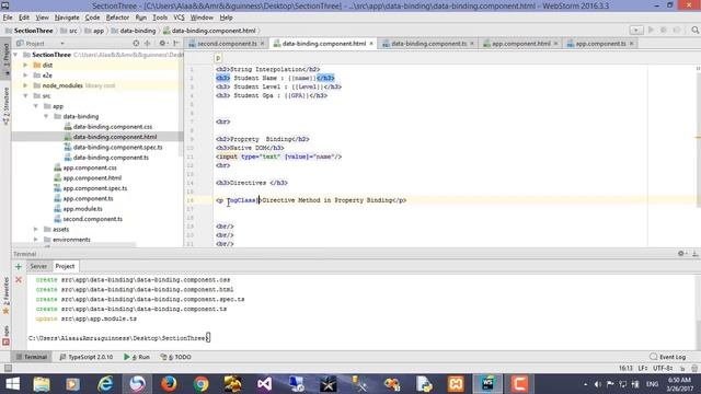 Angular 2 - Data Binding смотреть онлайн
