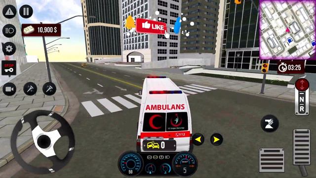 Ambulans (112 ACİL) Sürüş Simülatörü Oyunu || Türk Ambulans Oyunu #6 - Best Android Gameplay смотреть онлайн