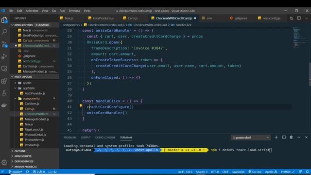 สร้างเวบแอพด้วย NextJS, Graphql, Apollo Client - 24 Integrate Omise Payment (1) смотреть онлайн