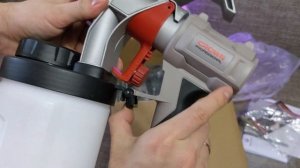 Распаковка — Краскопульт электрический CROWN CT31014