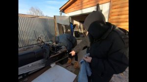 CНЕГОХОД POLARIS (ПОЛАРИС) WT LX 500/ЗАМЕНА МАСЛА В КОРОБКЕ/ПОДГОТОВКА К РЫБАЛКЕ